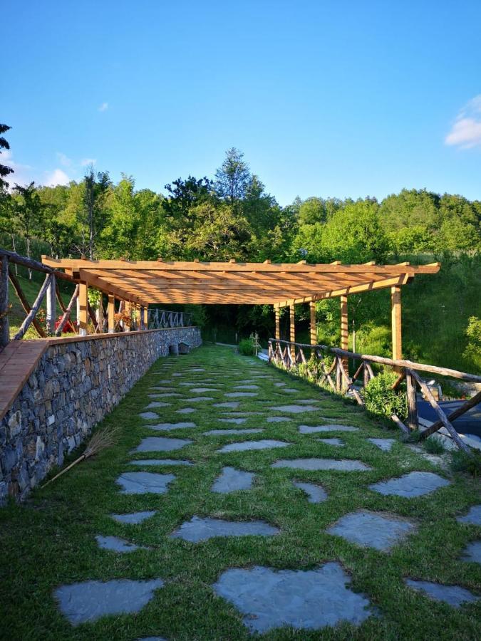 028 - Agriturismo "Il Boschetto" Con Piscina, Pace E Natura - Camera Familiare Cavizzano Exteriér fotografie